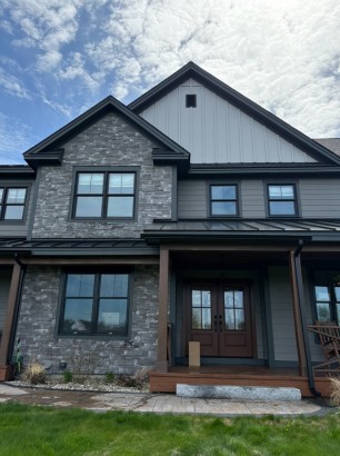 Power washed craftsman home in Maine